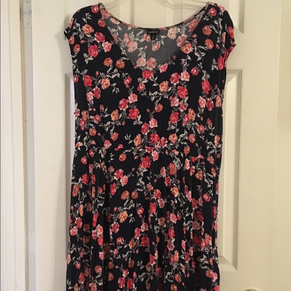 Torrid Floral Skater Dress